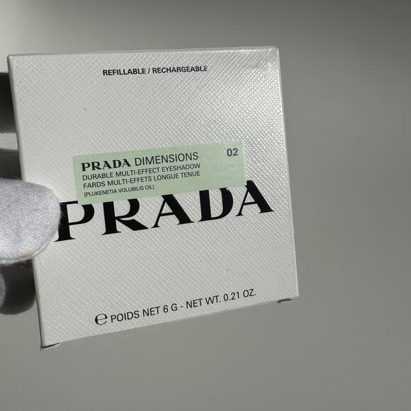Prada Dimensions Multi Effect Eyeshadow Quad Refillable Compact 02 Profusion NIB - Picture 7 of 12